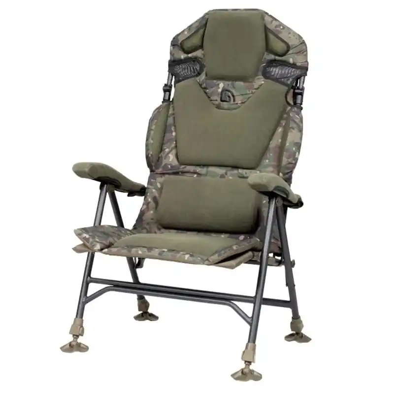 TRAKKER - Křeslo komfortní s područkami Levelite Camo Longback Recliner Nová Kolekce