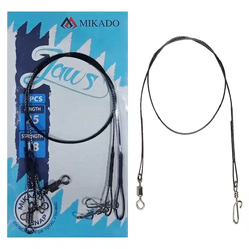 Přímo Od Výrobce MIKADO - Ocelové lanko Jaws Steel Leader 2ks