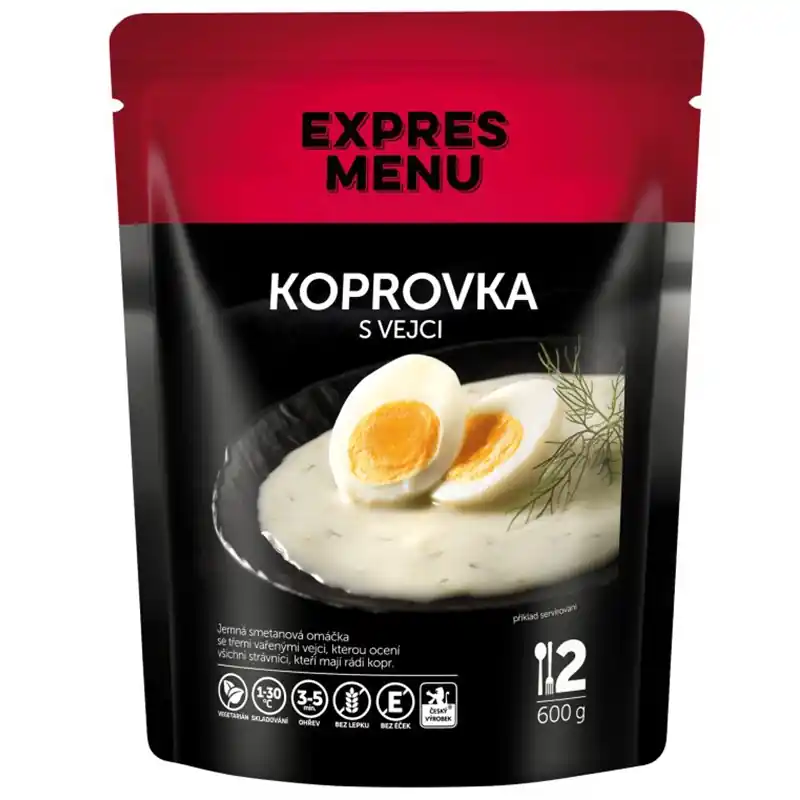 Kup Teď EXPRES MENU - Koprovka s vejci - 2 porce (600g)