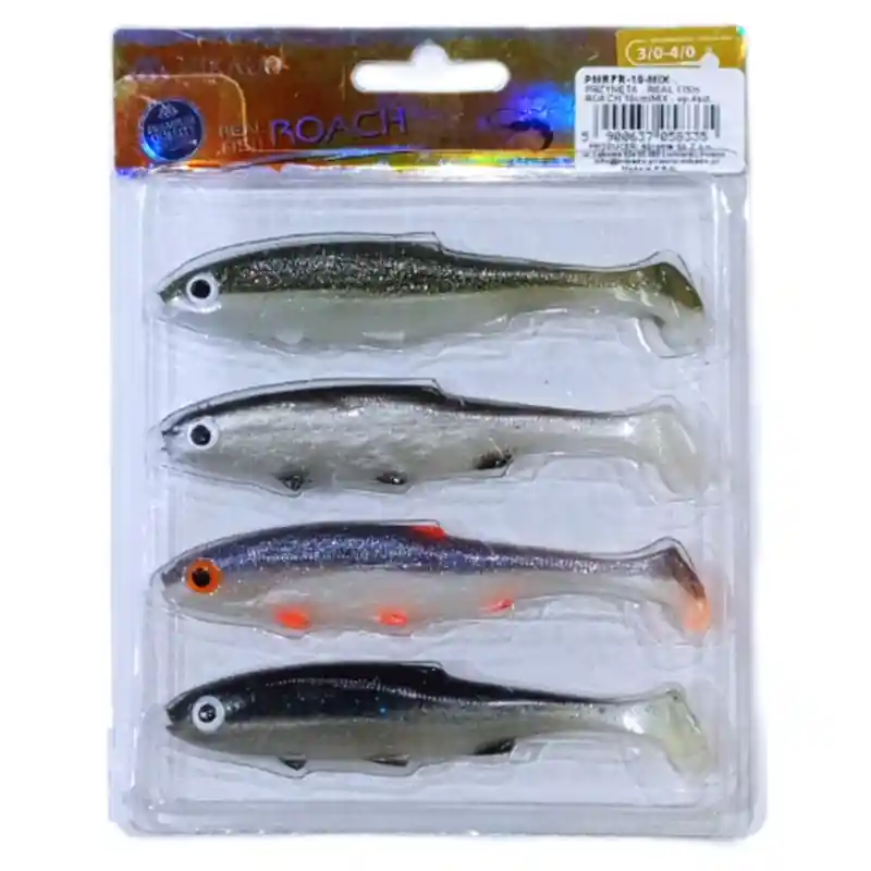 MIKADO - Gumové nástrahy Real Fish Bleak Mix 10cm 4ks Nejlepší Volba