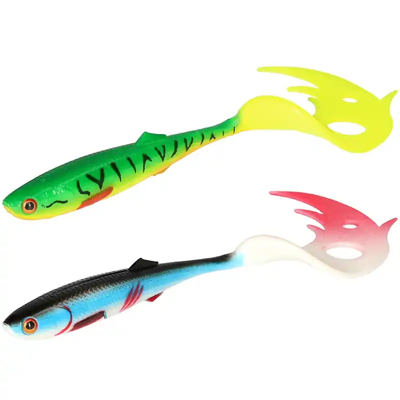 Značkový MIKADO - Gumová nástraha Sicario Pike Tail 18cm 29g 2ks