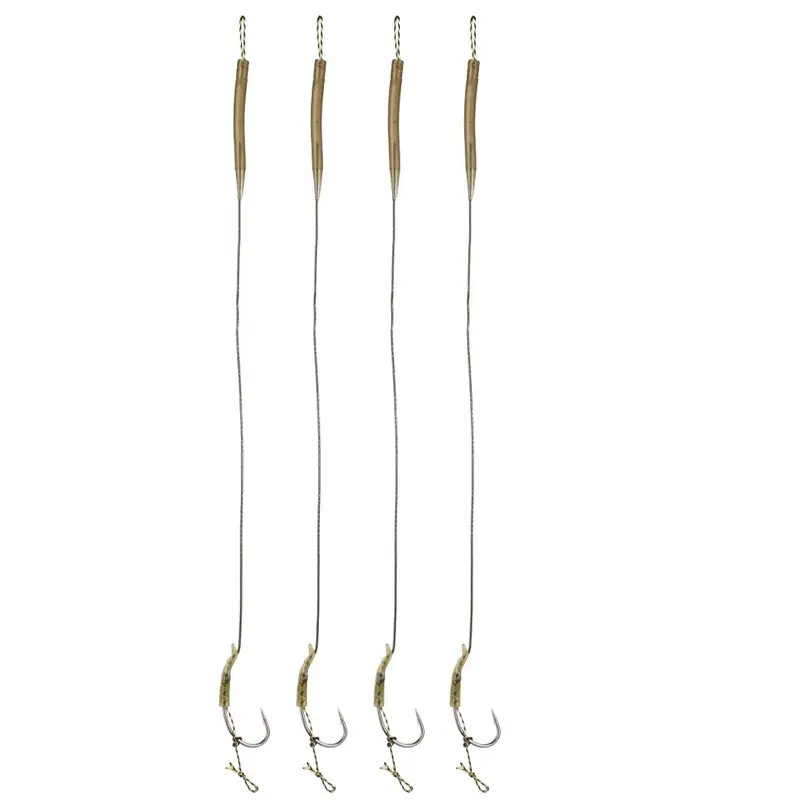 MIKADO - Hotový ztužený kaprový návazec Carp Leader Anti-Blow Out RIG 23cm 2ks Speciální Cena