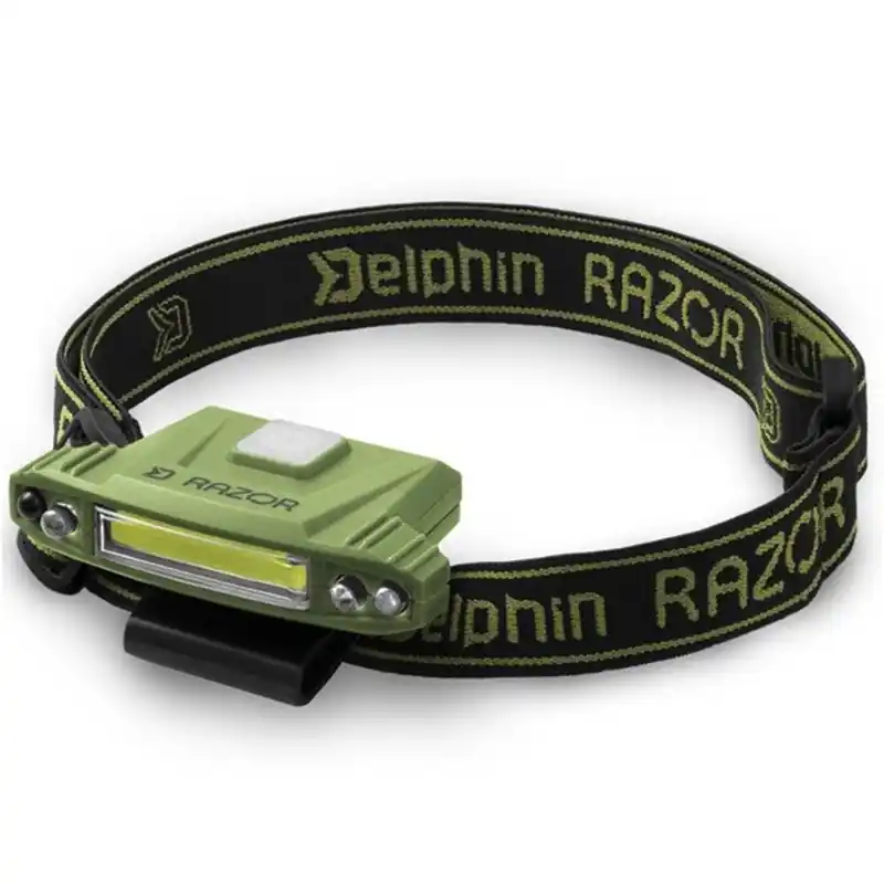 DELPHIN - Čelová Lampa Razor USB Poslední Šance