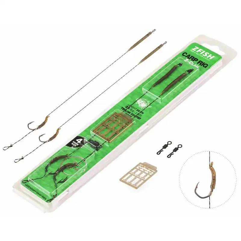 ZFISH - Hotový kaprový návazec Z-Claw Carp Rig 2ks Horká Nabídka