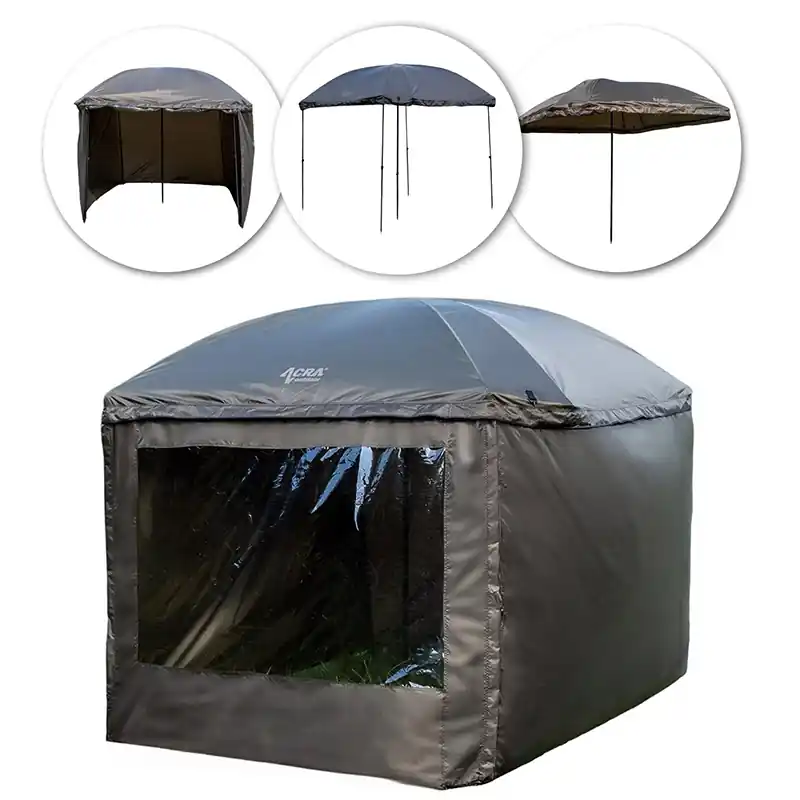 ACRA - Deštník Outdoor Shelter XXL 300x280x240cm s bočnicemi a zavrtávacími tyčemi Odeslání Ihned