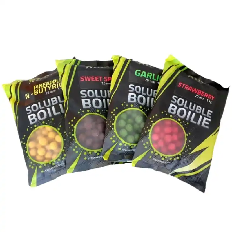 STÉG - Rozpustné boilies Soluble 20mm 1kg Super Cena