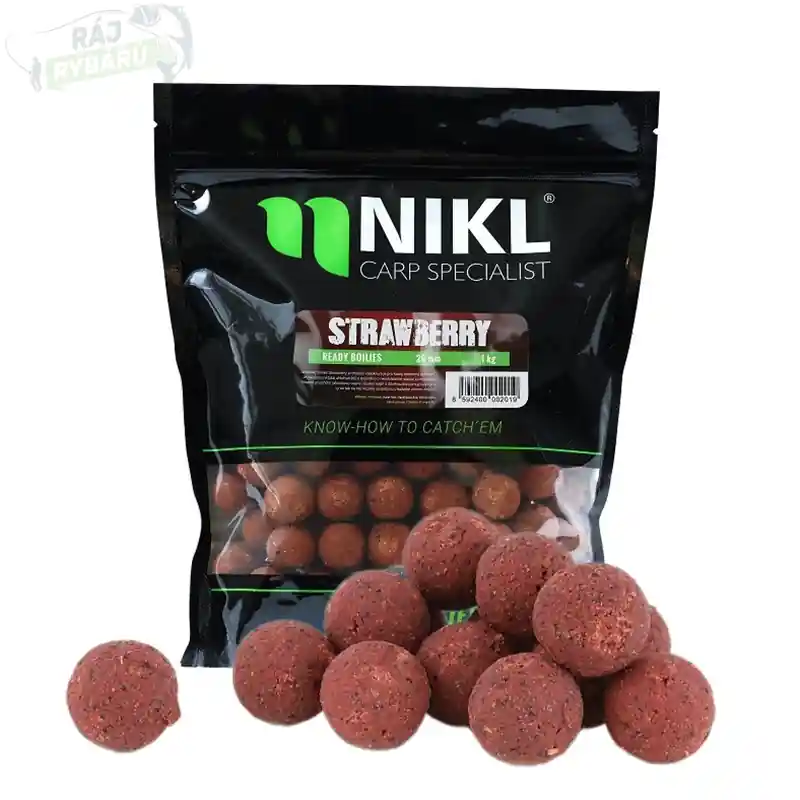 Finální Výprodej NIKL - Ready boilie Strawberry