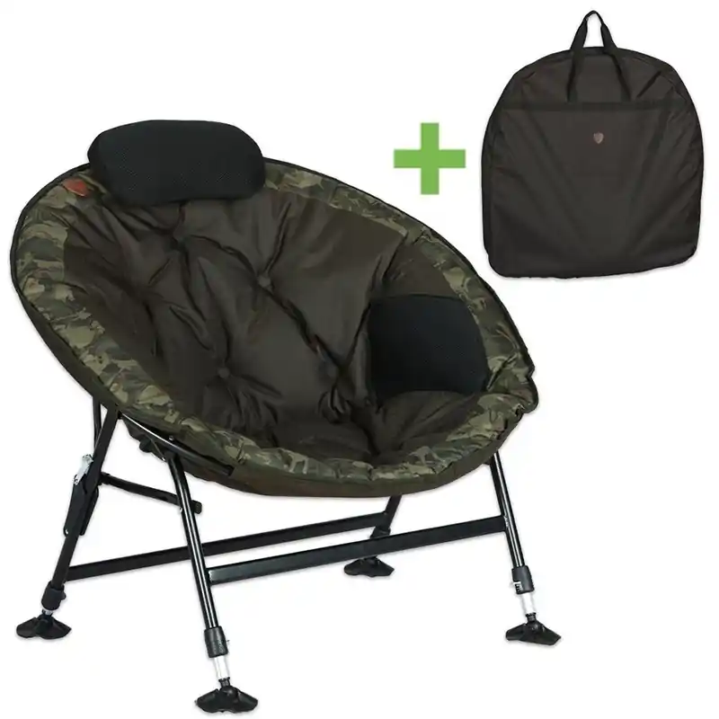 Omezená Nabídka GIANTS FISHING - Sedačka Moon Chair Deluxe + přepravní taška