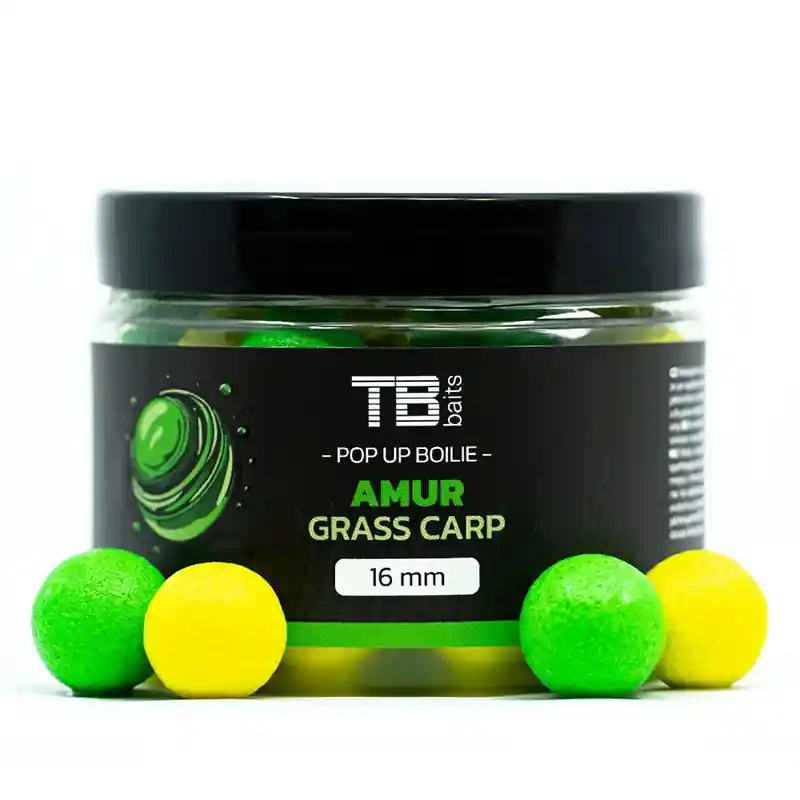 Speciální Cena TB BAITS - Plovoucí boilie Pop-Up Amur + NHDC 50g 16mm