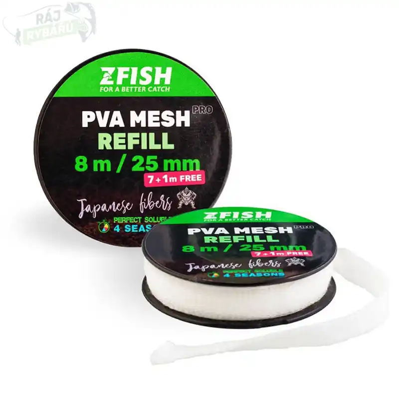 ZFISH - Náhradní PVA punčocha PRO Refill 25mm / 7+1m ZDARMA! Poslední Šance