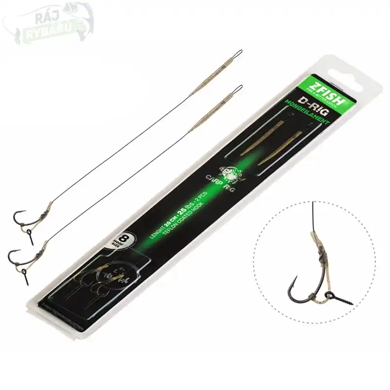 ZFISH - Hotový návazec Monofilament D-Rig Výhodná Nabídka