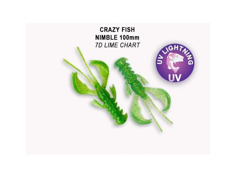 Akční Nabídka Nimble 10 cm 7D Lime chart balení 5 kusů