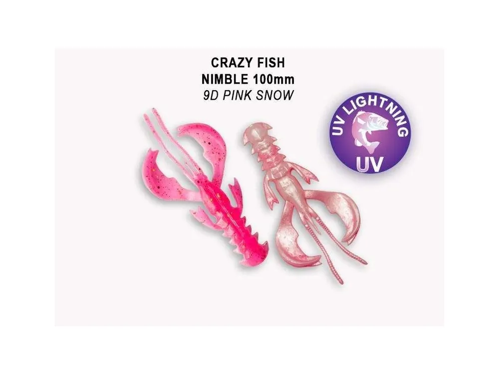 Poslední Šance Nimble 10cm 9D pink snow balení 5 kusů