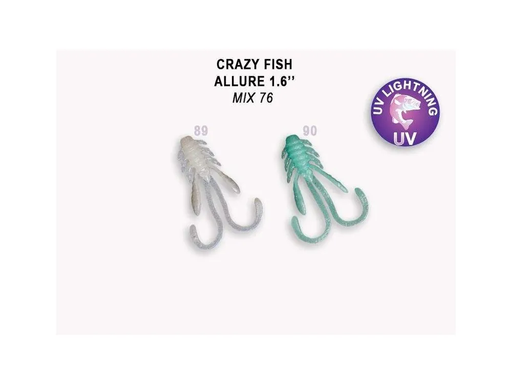 Allure 4 cm barva mix 76 balení 8 kusů Oblíbený