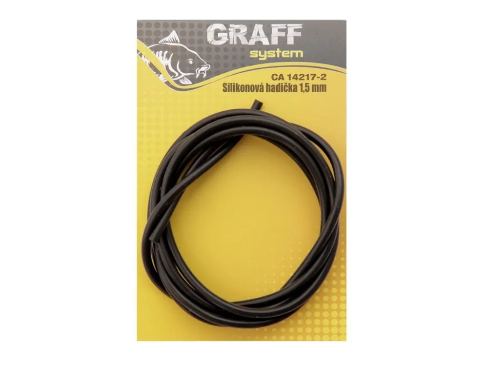 Nakupujte Hned Graff Silikonová hadička 1,5mm Černá