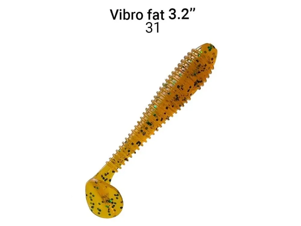 Vibro Fat 8cm barva 31 light beer 5ks Akční Cena
