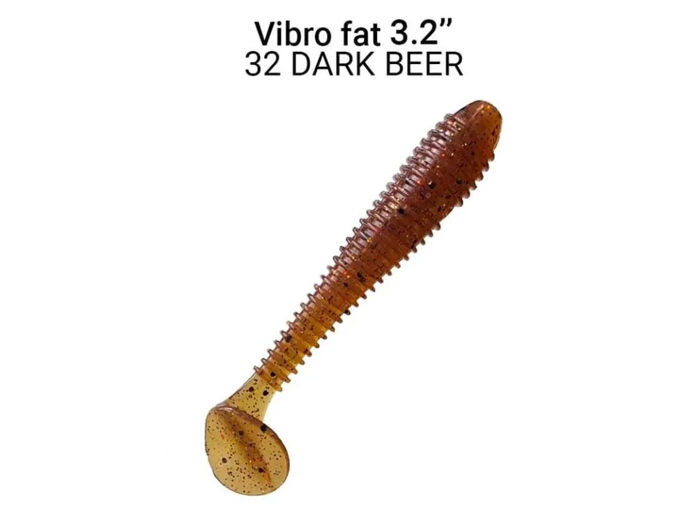 Vibro Fat 8cm barva 32 dark beer 5ks Rychlé Dodání