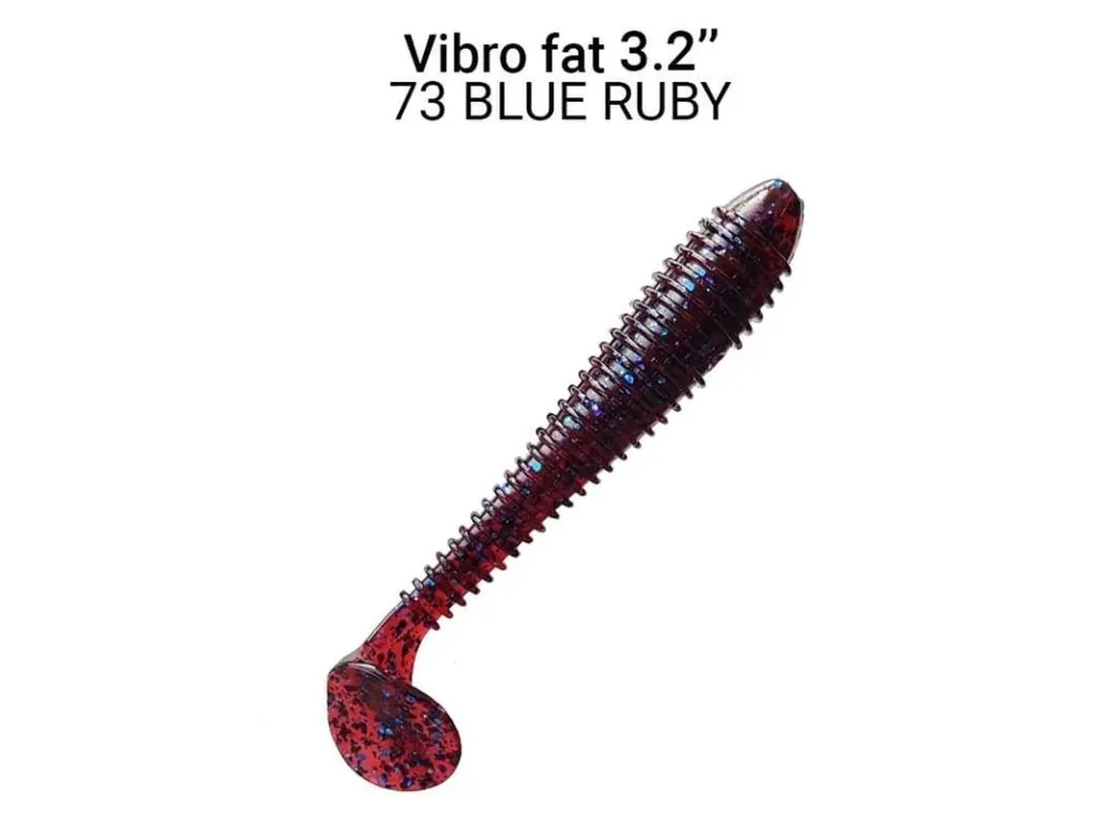 Vibro Fat 8cm barva 73 Blue Ruby 5ks Výprodej