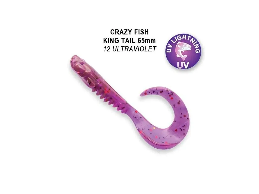 King Tail 2,5" color 12 violet Nakupujte Hned