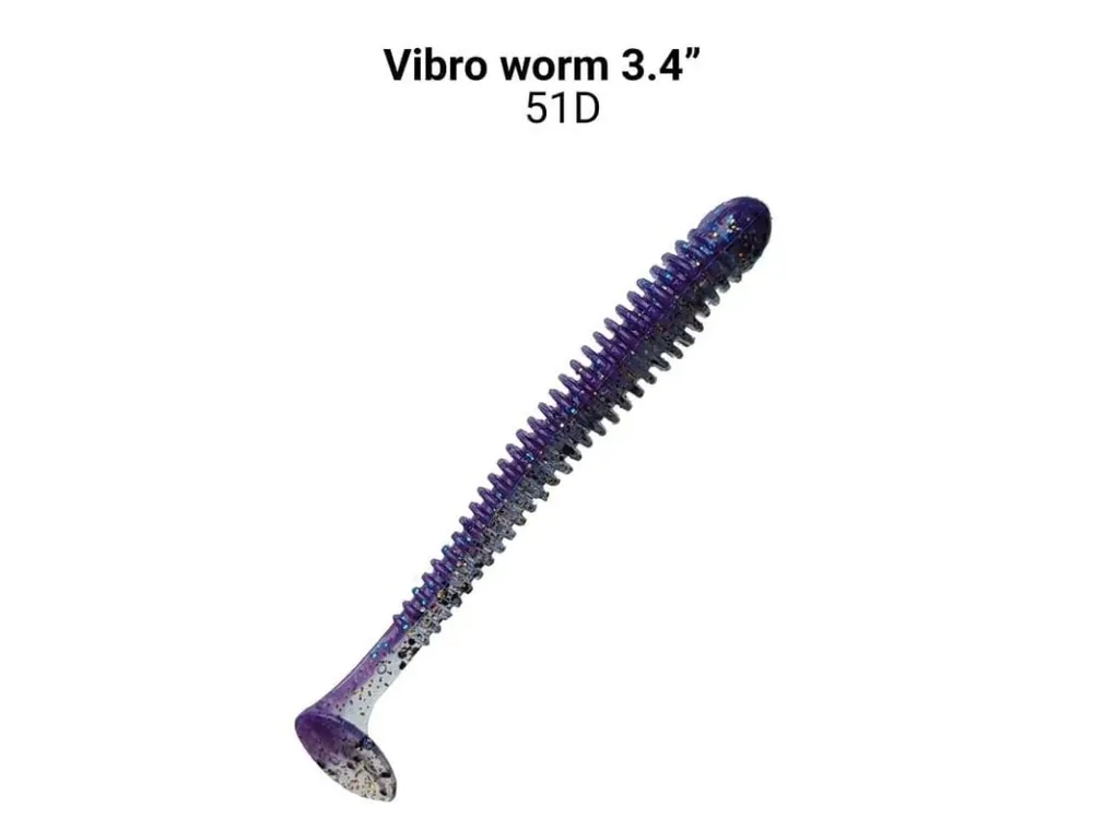 Vibro Worm 8,5cm barva 51D floating Oblíbený