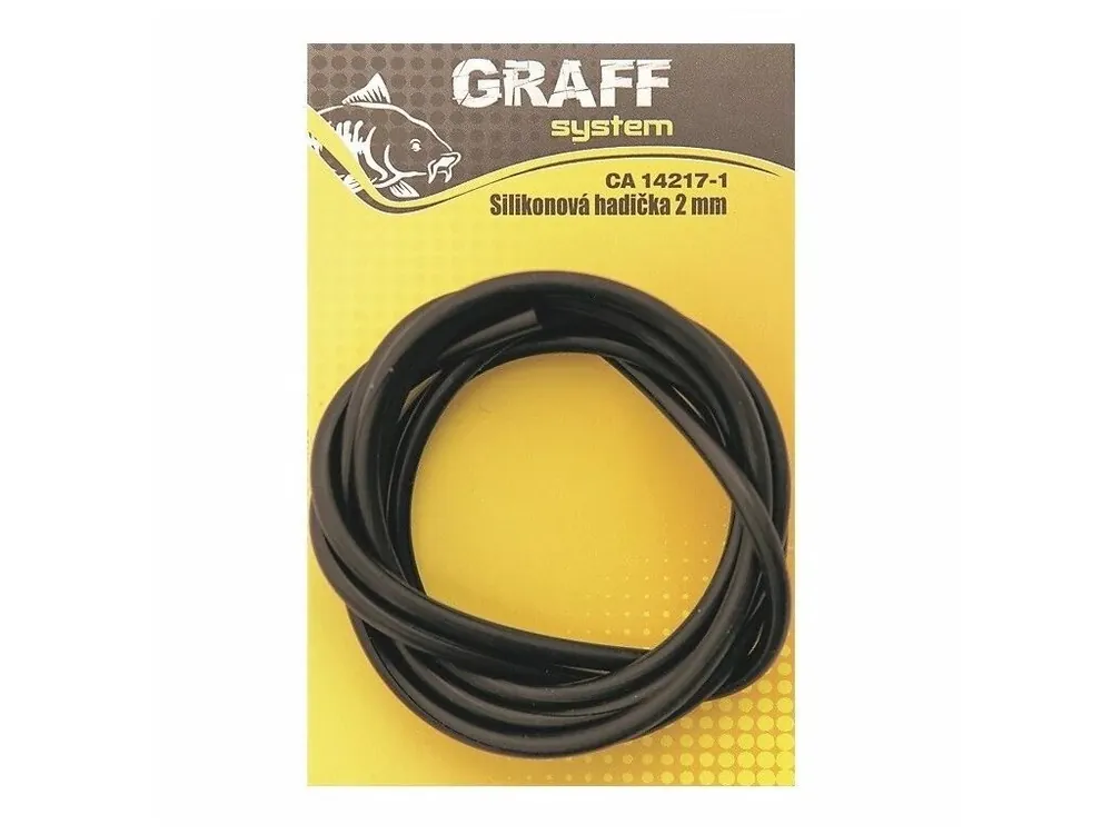 Cenový Hit Graff Silikonová hadička 2mm Černá