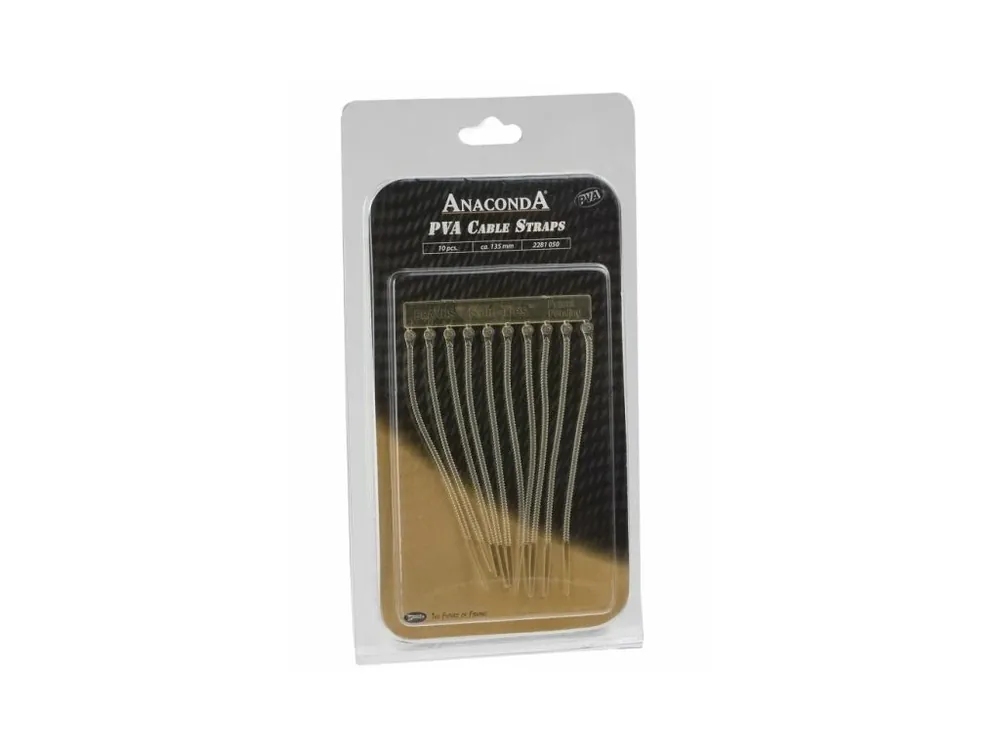 Nízká Cena Anaconda PVA Cable Straps, 10ks/bal