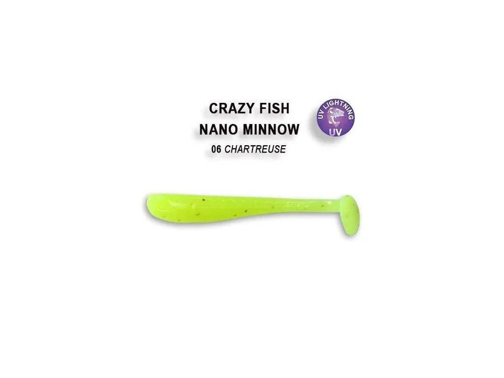 Finální Výprodej Nano Minnow 4cm barva 6 chartreuse