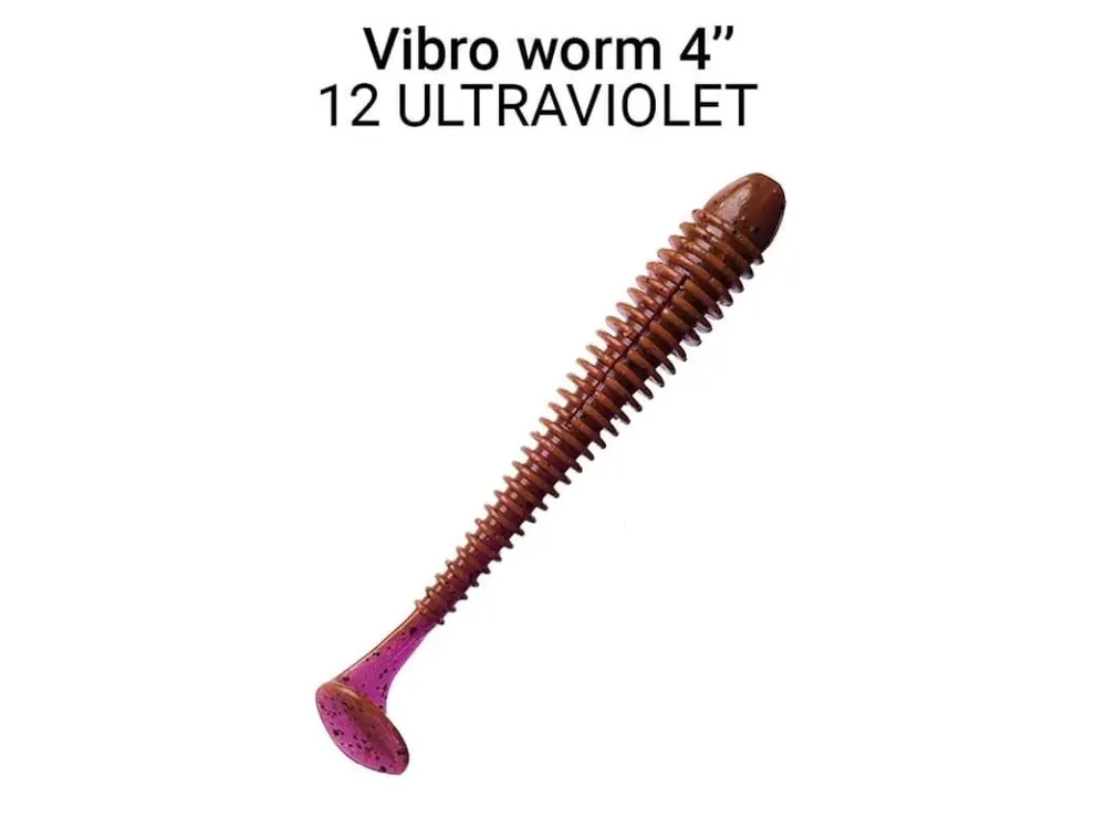 Jen Po Omezenou Doba Vibro Worm 10cm 12 ultraviolet 5ks