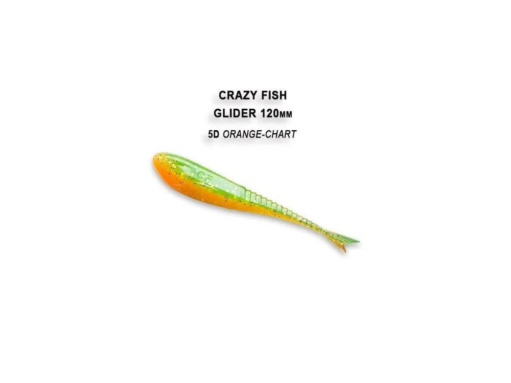 Glider 12cm barva 5D orange chart Přímo Od Výrobce