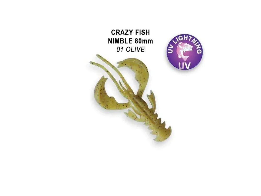 Levný Nimble 8cm floating color 1 olive