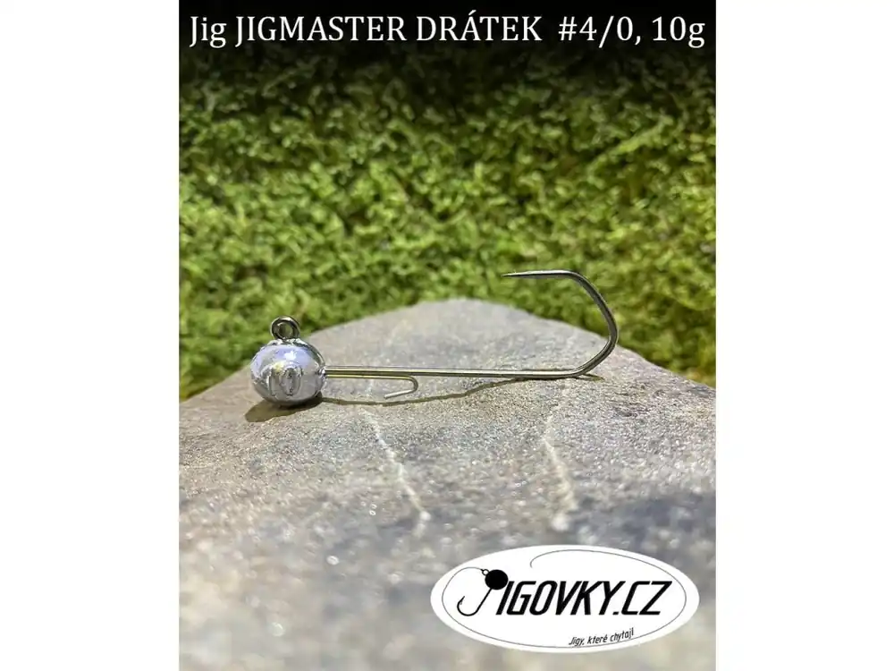 JIGMASTER DRÁTEK 4/0 - 5 ks, 10 g Značkový