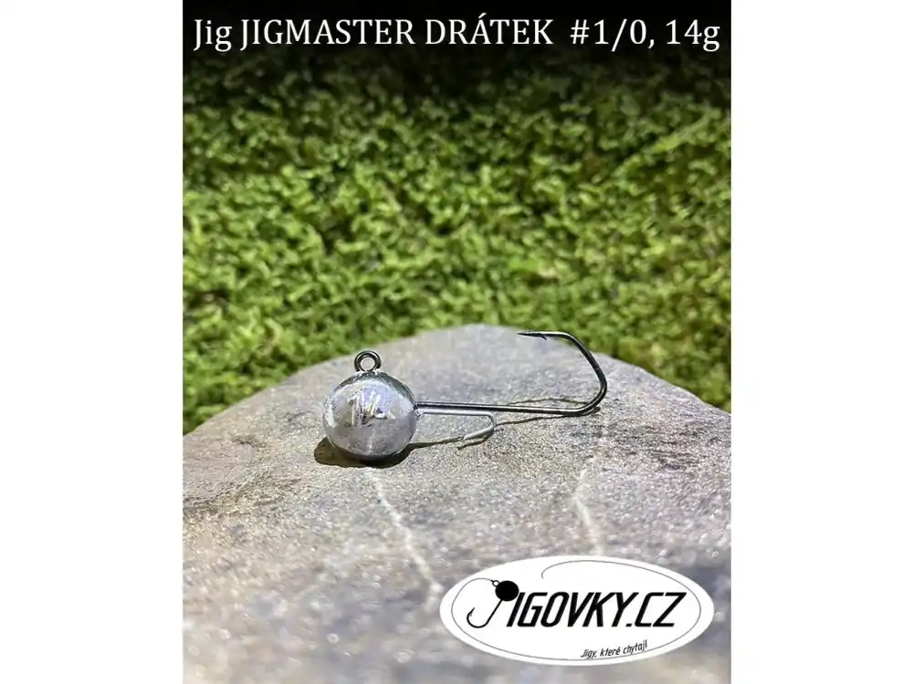 JIGMASTER DRÁTEK 1/0 - 5 ks, 14 g Zlevněný