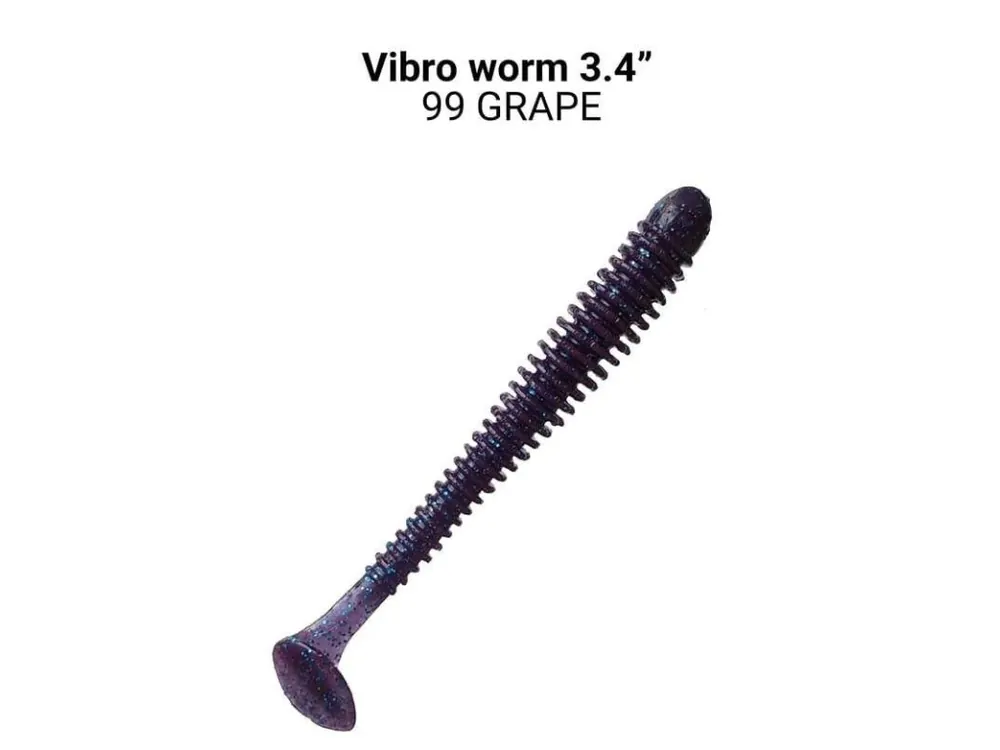 Nakupujte Hned Vibro Worm 8,5cm barva 99 grape