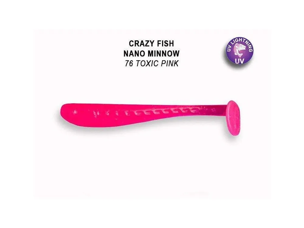 Nano Minnow 4 cm 76 toxic pink Hit Sezóny