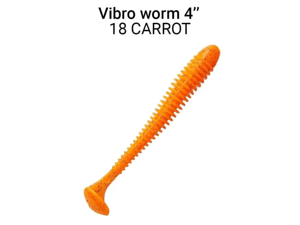 Vibro Worm 10cm 18 carrot 5ks Must-Have