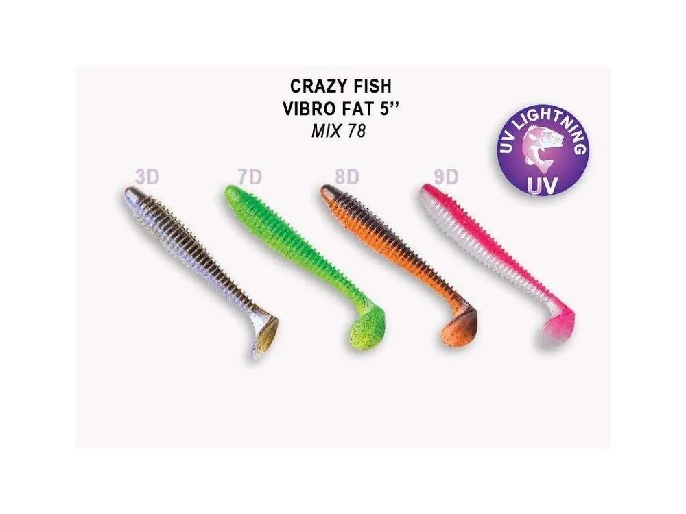 Vibro Fat 12cm mix M78 4ks Jen Po Omezenou Doba