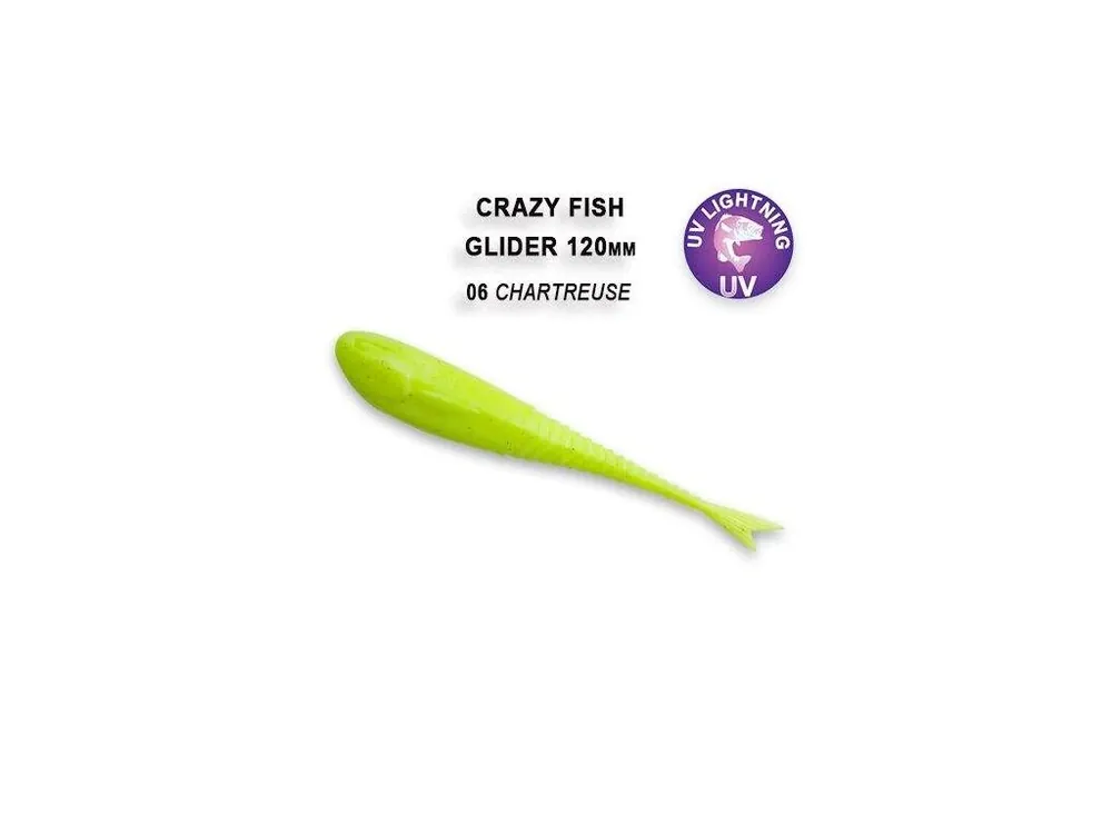 Glider 12cm 6 chartreuse Hit Sezóny