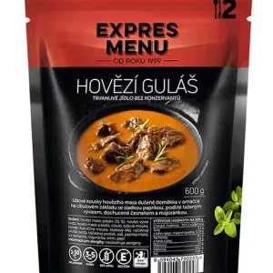 Poslední Šance EXPRES MENU Hovězí guláš hotové jídlo, 600g