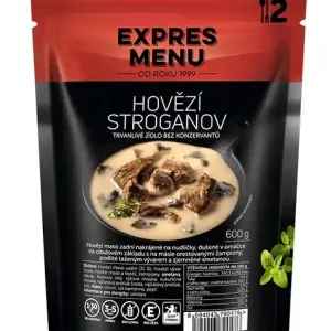 EXPRES MENU Hovězí stroganov hotové jídlo, 600g Autentický