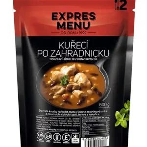 EXPRES MENU Kuřecí po zahradnicku hotové jídlo, 600g Rychlé Dodání