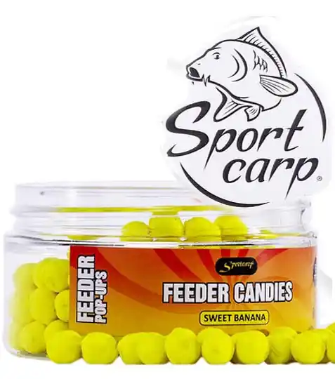 Nejlepší Volba Sportcarp plovoucí nástrahy Feeder Candies Sweet Banana (sladký banán) 8mm