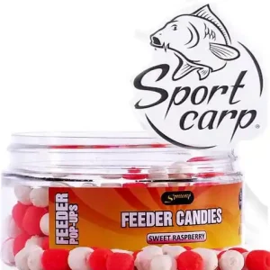 Zlevněný Sportcarp plovoucí nástrahy Feeder Candies Sweet Raspberry (sladká malina) 8mm