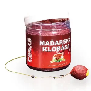 Aktuální Sportcarp obalovací pasty Boilie Paste Hungarian Sausage (maďarská klobása)