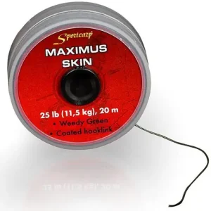 Sportcarp ztužená šňůrka Maximus Skin Gravel Brown 25 lb (hnědá) Časově Omezené