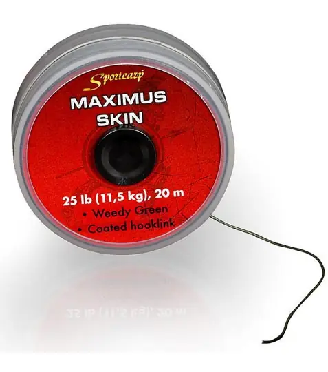 Sportcarp ztužená šňůrka Maximus Skin Gravel Brown 25 lb (hnědá) Časově Omezené