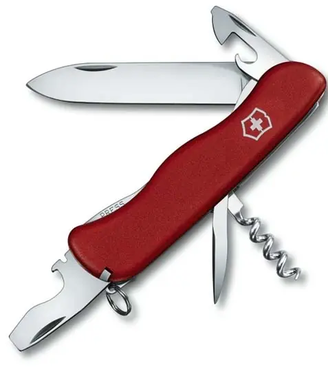 Zlevněný Victorinox kapesní nůž Picknicker červená