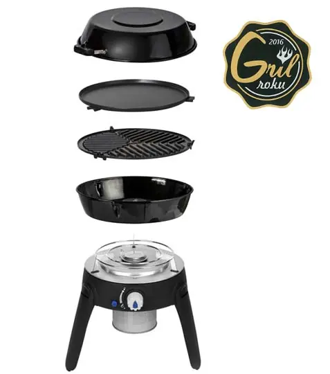Cadac SAFARI CHEF 2 HP přenosný plynový gril Vrácení Zdarma