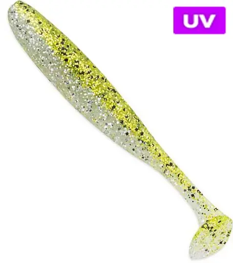 Ověřený Keitech Easy Shiner 3,5" Chartreuse Ice Shad