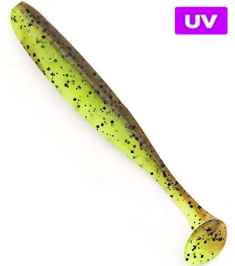 Keitech Easy Shiner 3,5" Green Pumpkin Chartreuse Vysoce Kvalitní