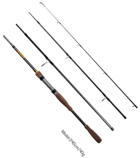 Výhodná Nabídka Delphin Prut SPIN TRIP / 4 díly 240cm/40g